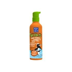 Kiss My Face Kids Self Foaming Shampoo & Body Wash, Orange U Smart, 8-Ounce Bottles