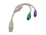 Produkt-Bild: USB auf 2x PS/2 Adapter f&uuml;r Tastatur und Maus