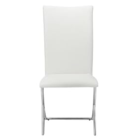 Zuo 102102 Delfin Chair White - 2 Pack by zuo