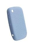 OEM BlackBerry Embossed Skin Cover for BlackBerry Curve 8520 8530, Blue Frost HDW-24540-001
