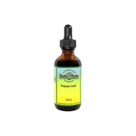 Papaya Leaf - Aids in digestion. Use externally for corns, warts, acne, and wounds, 2 oz,(Health Herbs)