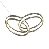 45 Wedding Invitation Envelope Seals - Gold Rings - Free UK Delivery!