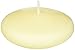 Zest Candle 12-Piece Floating Candles, 3-Inch, Ivory