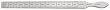 Starrett 270 7/16-Inch by 6-1/4-Inch Taper Gage Inch and Millimeter Graduation