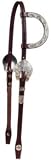 Tory Silver Rochester Single Ear Headstall Horse L