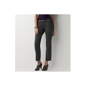 Buy Ann Taylor Loft Ladies Smokey Grey Petite Marisa Pleated Ankle Pants by Ann Taylor LOFT