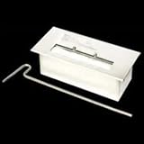 IMAGE OF Black and Stone VFBURNSM Small Curved Convection VioFlame Fuel Fireplace