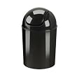 Umbra Black Mini Can Wastebasket 5 3/4 Qt.