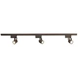 Pro Track® Bronze Finish 3-Light Low Voltage Track Kit