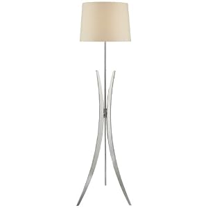 George Kovacs Chrome Contoured Base Floor Lamp by Kovacs
