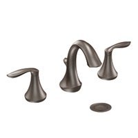 Moen T6420ORB Eva Two Handle Widespread Lavatory Faucet Trim with Drain Oil Rubb