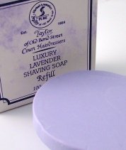 Taylor of Old Bond Street Lavender Hard Shaving Soap Refill, 3.5-Ounce