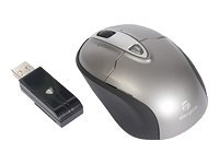 Targus Notebook Stow-n-go Mouse - Mouse - Optical - Wireless - Rf - Usb Wireless Receiver - Black Silver Picture
