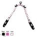 Coastal Pet Li`l Pals Adjustable Dog Leash Coupler with EZ Snaps (Pink, 24 inch L x 5/16 inch W)
