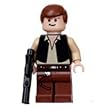 LEGO Star Wars LOOSE Mini Figure Han Solo with Blaster A New Hope