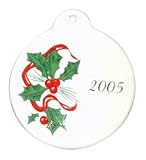 Fiesta Christmas Holly Ornament