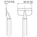 T16 Series SOP Soldering Tip 20.00mm for FM-2022 Parallel Remover, 2 per Pack