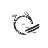PC Guardian Ezolution Ultra Combo Lock 2291-75 Master Coded - Security cable lock - black - 6 ft