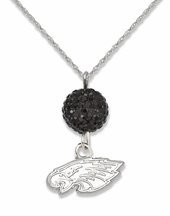 Philadelphia Eagles Ovation Crystal Necklace