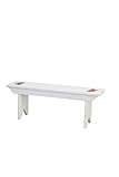 Amish-Made, Handcrafted Children's Wooden Bench (White Painted Finish - No Stencil)