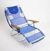 Outdoor Patio Ostrich 3 In 1 Blue Chaise Lounge Chair