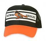 21LcIo9HpZL. SL160  Baltimore Orioles Striped Mesh Cap