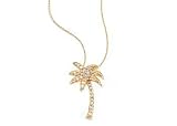 Search : Signature Cubic Zirconia Palm Tree Pendant 18K GOLD