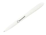Remarkable WEEE twist action ballpen with white barrel and black ink, made from recycled UK waste products, BOX of 10