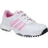 adidas Junior K Gazelle - White/White/Blossom (WIDTH: Medium, JUNIOR SIZE:2.5)