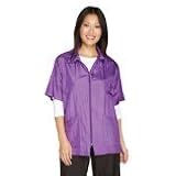 Top Performance Shirt-Style Grooming Jacket, Large, Violet