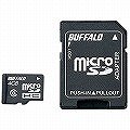 BUFFALO Class6 microSDHC 変換アダプタ付属 4GB RMSD-BS4GA