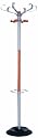 Alba Triomph Hat and Coat Stand Metal and Wood with Umbrella Holder 6 Hooks 6 Pegs H1740mm Ref PMTRIOMPH