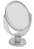 Swissco Vanity Mirror 4.5 Inch Clear Frame,1X/3X, 6.8-Ounce