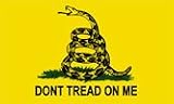 Don't Tread On Me (Yellow) Flag