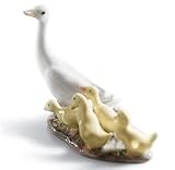 Lladro Porcelain Figurine Little Ducks After Mother