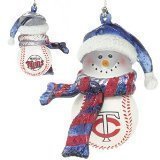Scottish Christmas Minnesota Twins Home Run Snowman Ornament Set