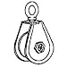 Hay Fork Pulley with Swivel Eye Image