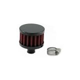 5/8 Mini Breather Filter Clamp On Fuel Cell Rear End RED