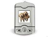 1.5 Luxury digital metal photo frame key ring -Silver