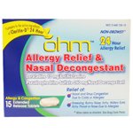 IMAGE OF ohm Allergy Relief & Nasal Decongestant 15ct. *Compare to Claritin-D*
