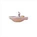 Novella 1-Hole Corner Bathroom Sink Only in White Novella 1-Hole Corner Bathroom Sink Only in White