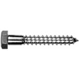 Hillman Fasteners 100Pk1/4X2 Hex Lag Bolt 230015 Lag Bolts Hex Head Zinc