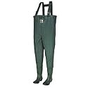 Hodgman&reg; Bantam Weight 2-ply Nylon / Rubber Chest Waders w/ Cleated Soles Green, 10