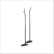 Sanus HF1-b - Adjustable Black Satellite Speaker Stands for Rear Surround Sound