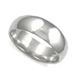 Sterling Silver Wedding Bands 10 mm - Size: 6-12