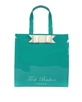 Ted Baker Bowtote Large Bow Ikon Bag – Turquoise