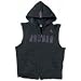 Nike Mens Jordan Sleeveless Fleece Hoody Black Size M