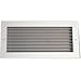 Shoemaker 907 20" X 42" Horizontal Fixed Grille Aluminum Airfoil Blade