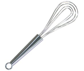 Stainless Steel Flat Whisk - 11 Inches Long