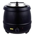 Buffalo Soup Kettle (Black) 10 Litre capacity includes Free Magnetic Labels